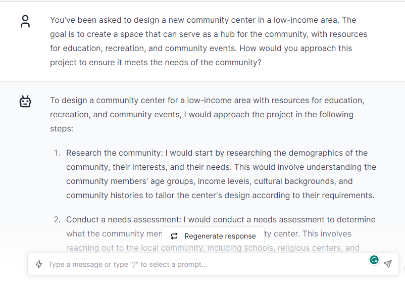 Design Low Income Area - Chatgpt Prompts for Architects