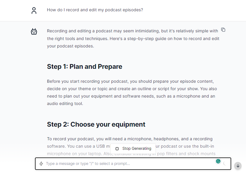 How do I Record and Edit my Podcast Episodes - ChatGPT Prompts for Podcasting