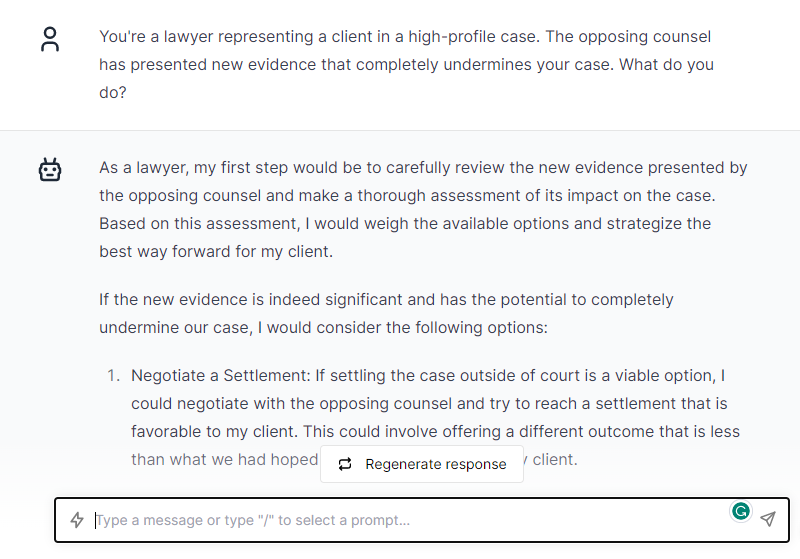 Presented New Evidence - ChatGPT Prompts for Lawyers