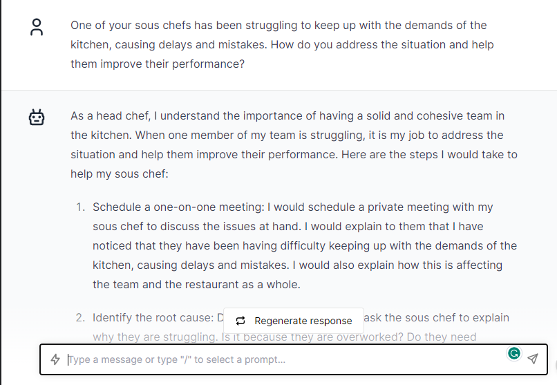 Sous Delays Situation - ChatGPT Prompts for Chefs