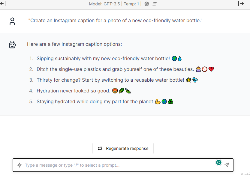 eco-friendly water bottle- Copy Writing eco-friendly water bottle- Copy Writing