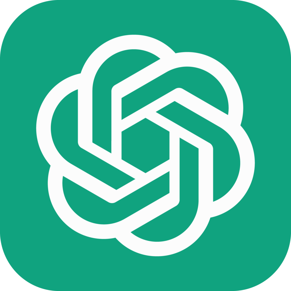 ChatGPT logo with color Background