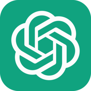 ChatGPT logo with color Background