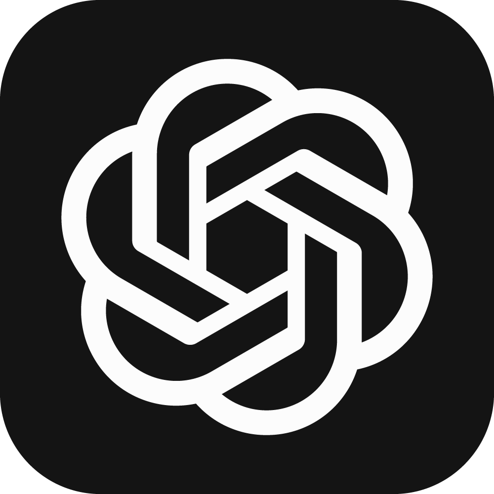 ChatGpt Logo with Black Background