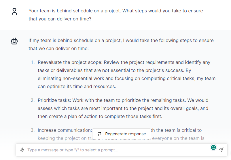 Deliver a Project In Time - ChatGPT Prompts for Software Developers