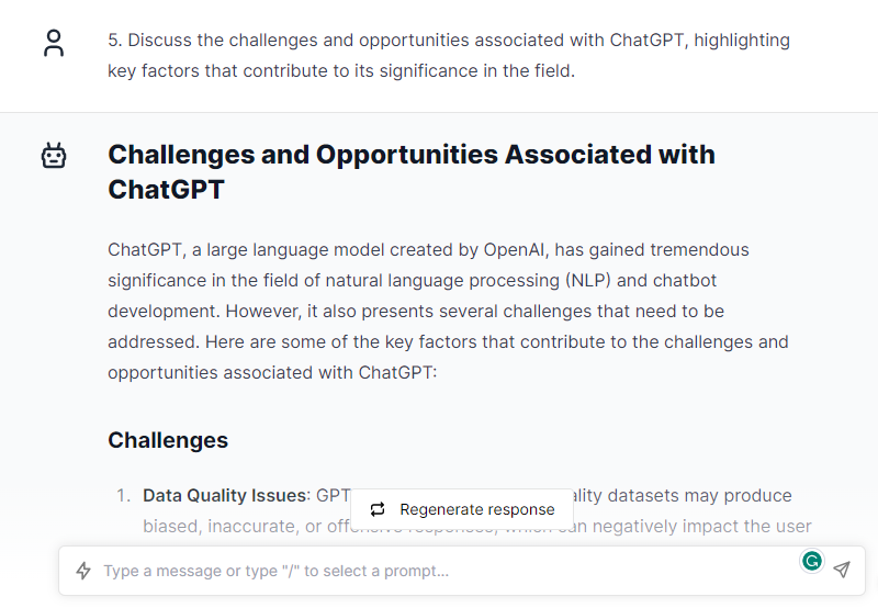 Discuss the Challenges and Opportunities Associated with ChatGPT - ChatGPT Prompts for Essay Writing