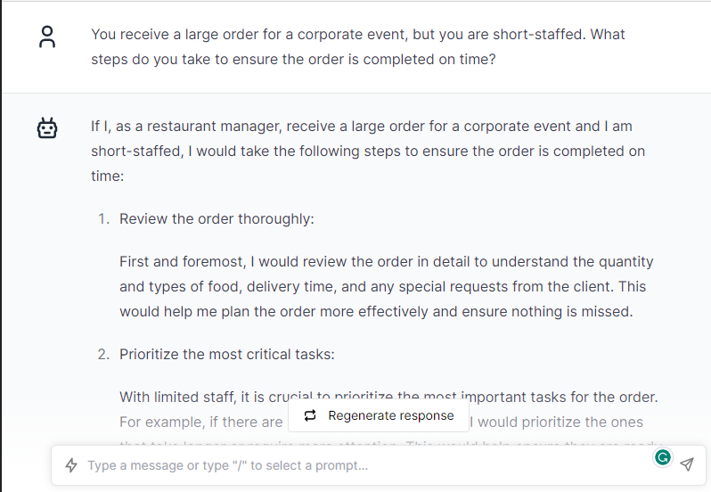 Large Order for a Corporate Event How to Handle Short Staff - ChatGPT Prompts for Florists
