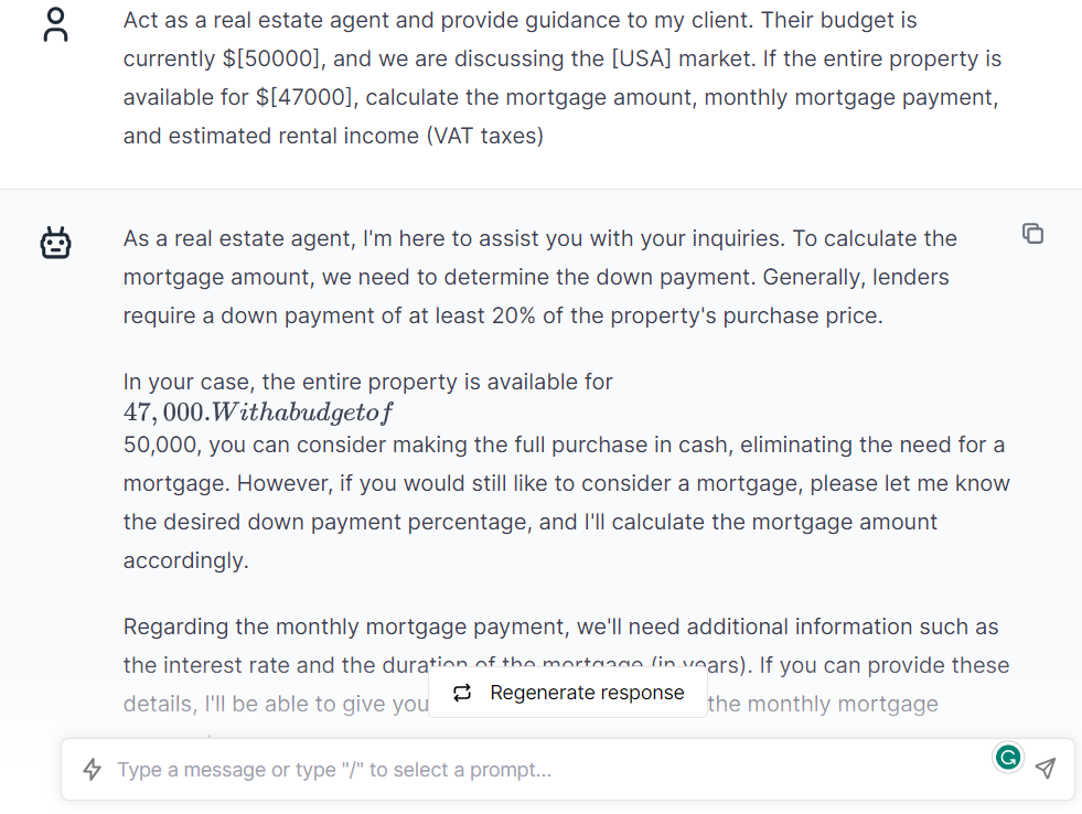 ChatGPT Prompts For Assistance of Sellers In Real Estate