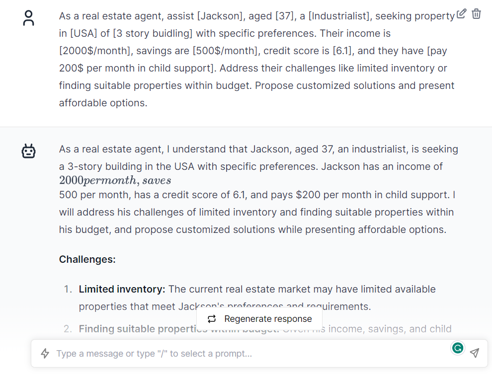 Chatgpt Prompts For Clients’ Needs And Financials Abilities In Real Estate