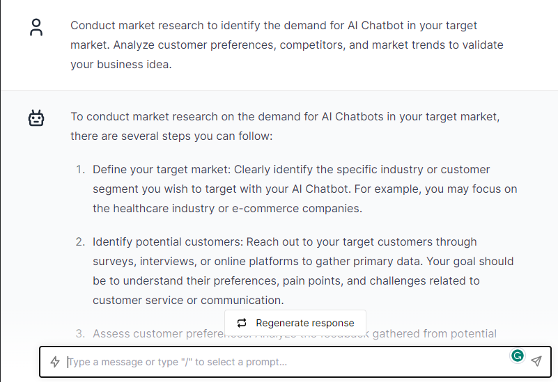 Conduct Market Research to Identify the Demand for Your Target Market - E-commerce Business Plan Prompts