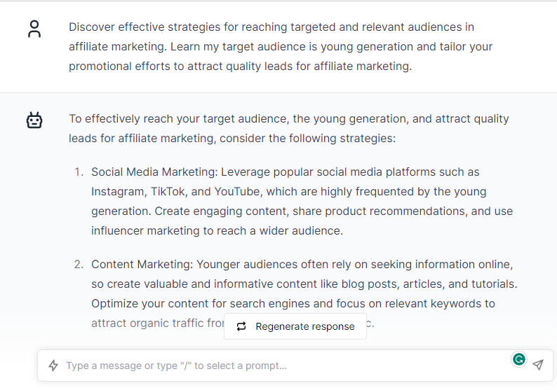 Discover Effective Strategies for Reaching Targeted and Relevant Audiences in Affiliate Marketing - Chatgpt Prompts for Affiliate Marketing