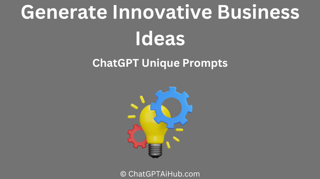 GameChanging Business Idea Disrupting Industry with Visionary Impact