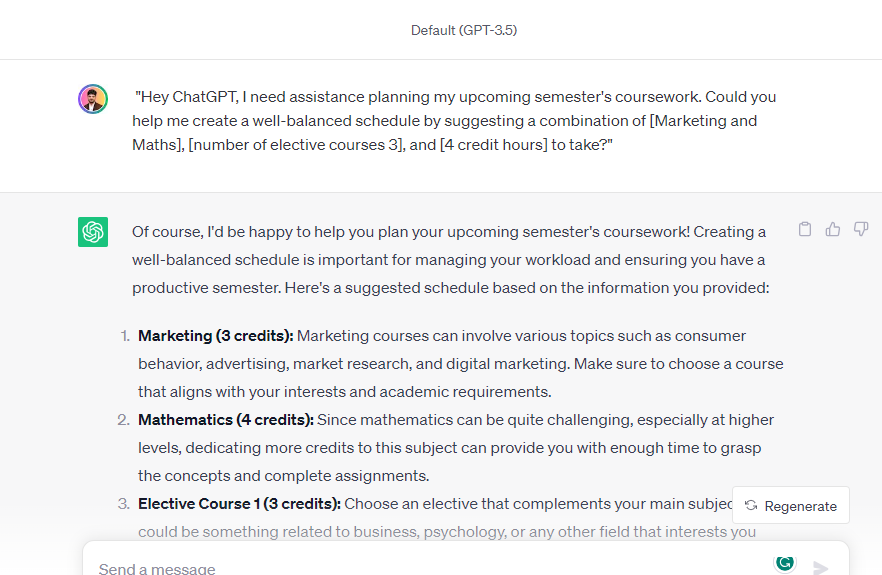 Plan Your Coursework