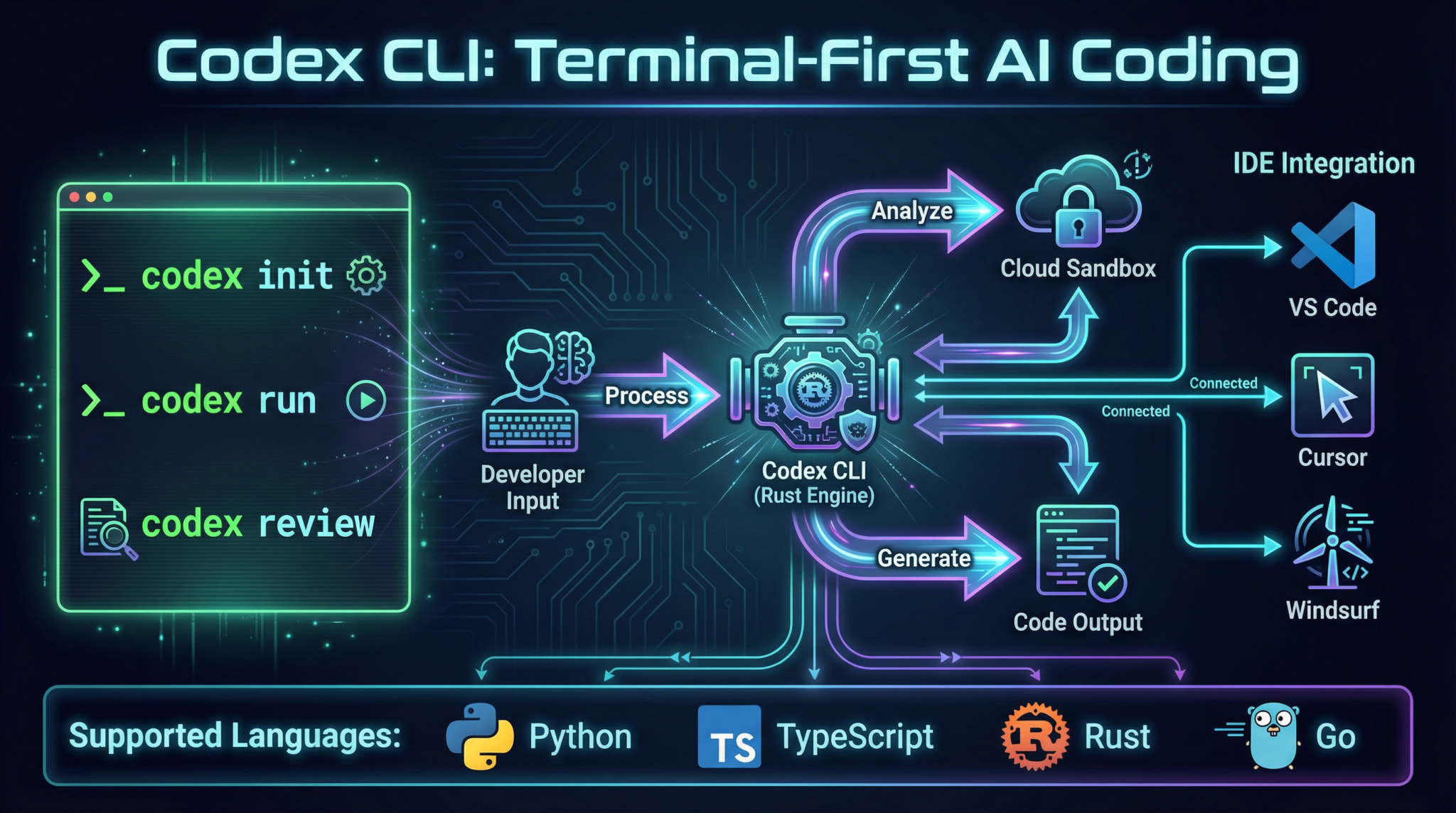 Codex CLI Terminal-First AI Coding workflow
