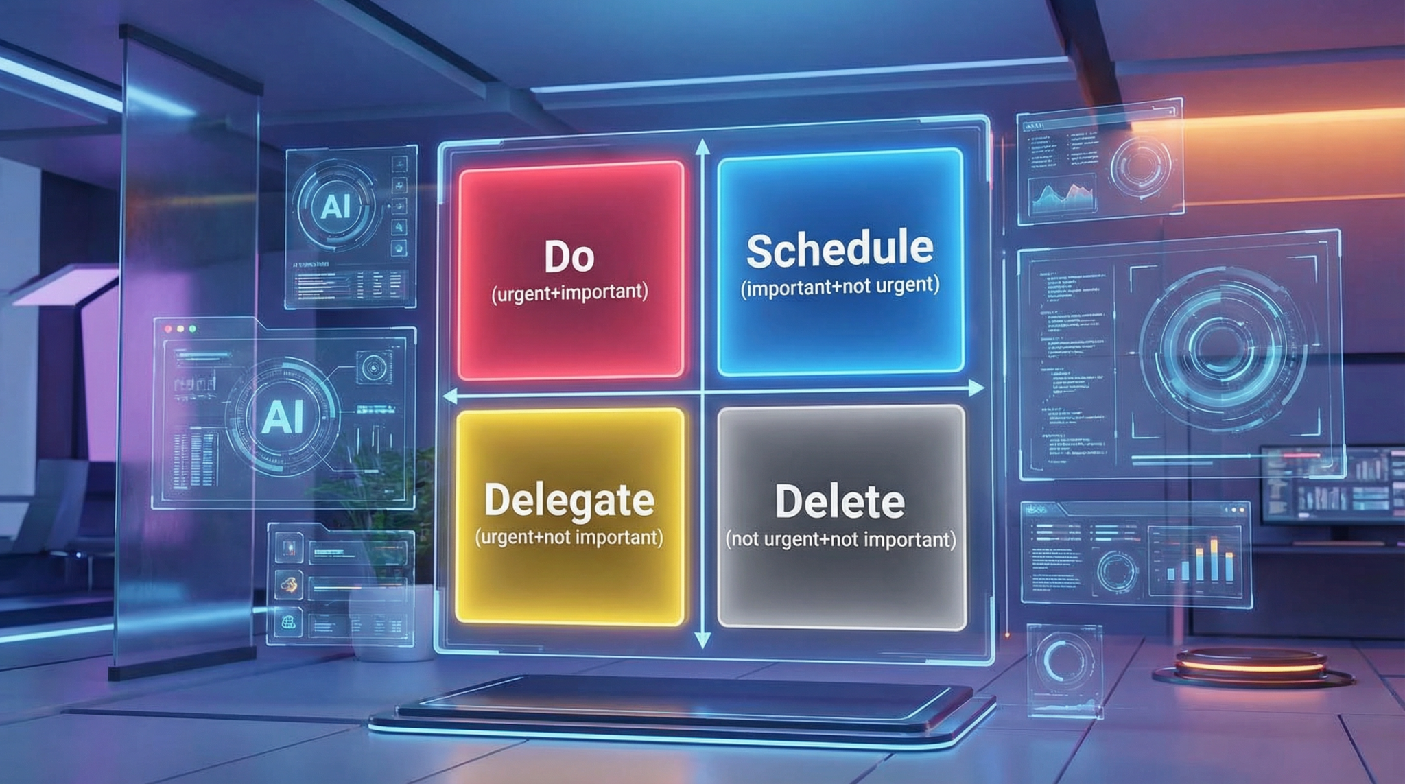 AI Eisenhower Matrix for Task Prioritization with ChatGPT