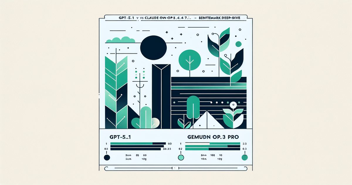 GPT-5.1 vs Claude Opus 4.7 vs Gemini 3.1 Pro — benchmark deep-dive illustration 1