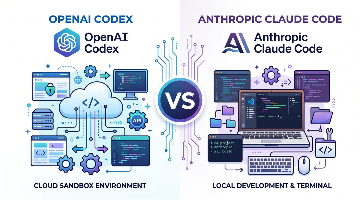 OpenAI Codex vs Anthropic Claude Code comparison