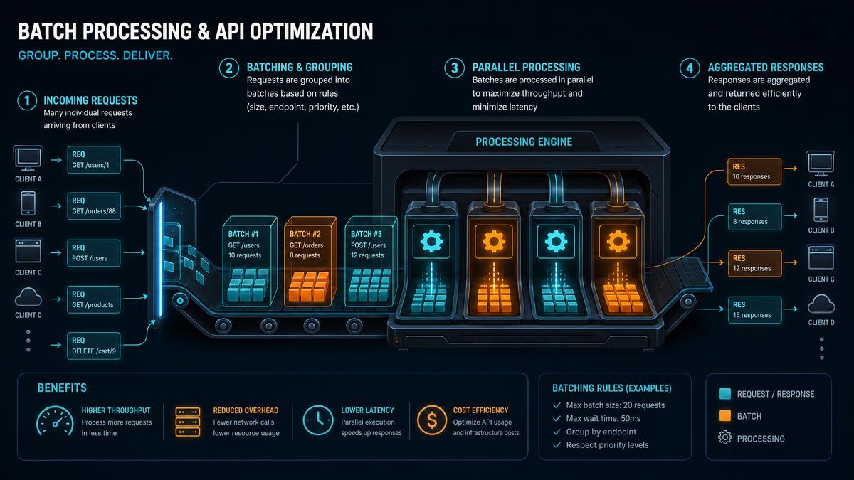 Batch processing and API optimization