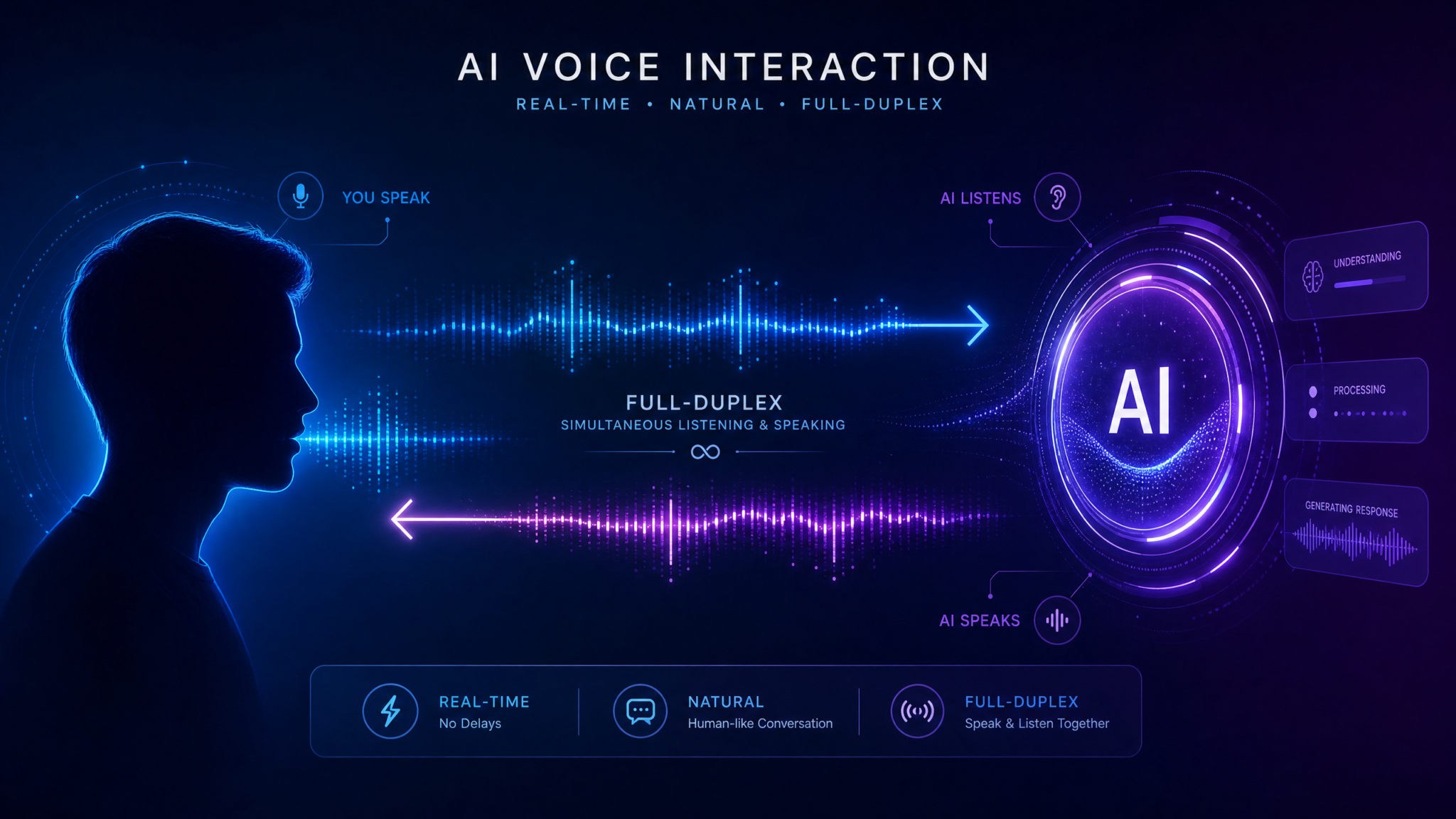 GPT-Live Full-Duplex Voice AI Header