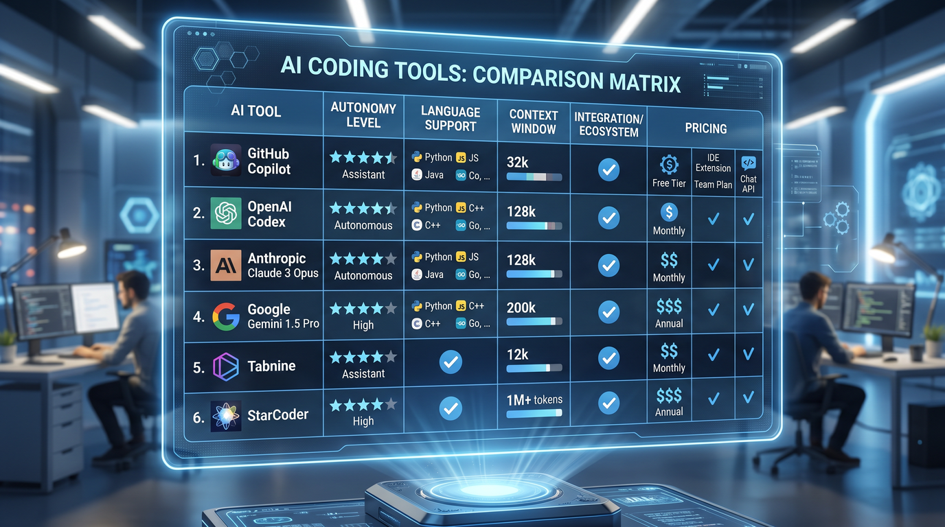 The 2026 AI Coding Agent Comparison: Cursor vs Claude Code vs GitHub Copilot vs OpenAI Codex vs Windsurf vs Devin - Section 1
