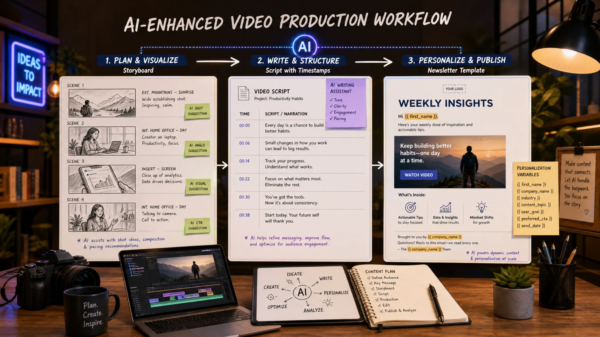 20 ChatGPT-5.5 Prompts for Content Creators: Blog Posts, Social Media, Video Scripts, and Newsletter Copy - section illustration