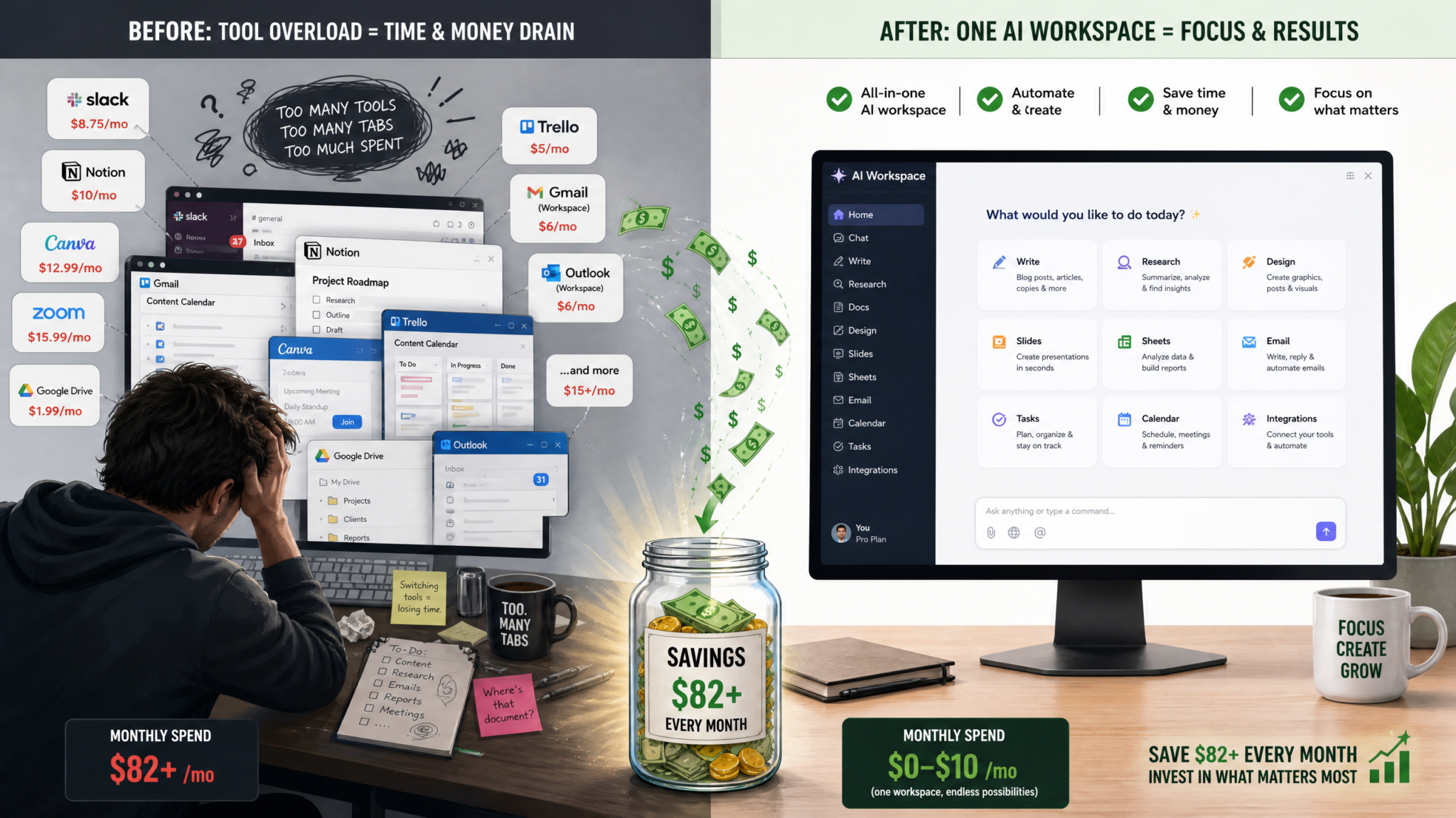 The ChatGPT Productivity Playbook: 12 Prompts That Replace 6 Paid Tools in Your Workflow - section illustration