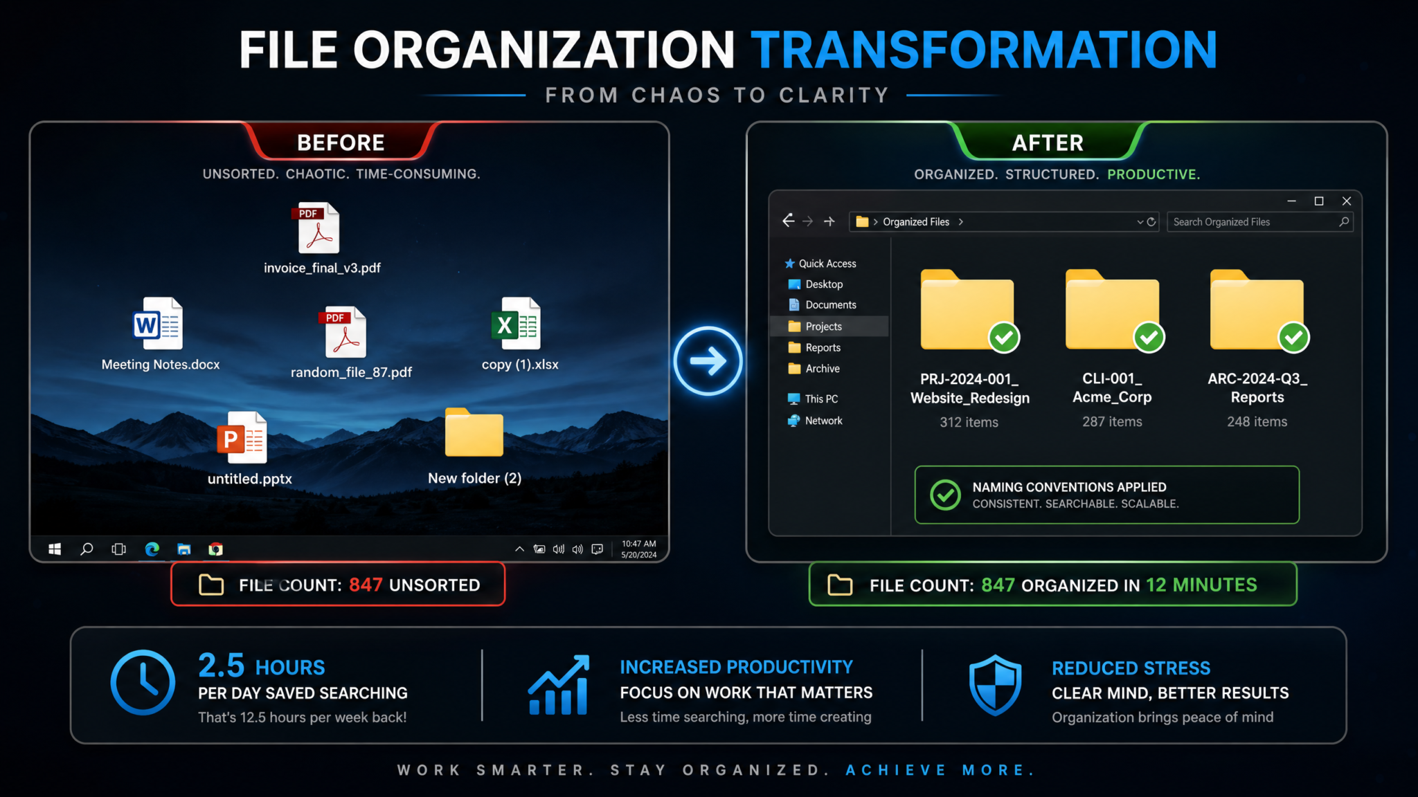 25 ChatGPT Prompts for AI-Powered File Organization: Document Sorting, Naming Conventions, Folder Structures, and Knowledge Base Building - Section 2